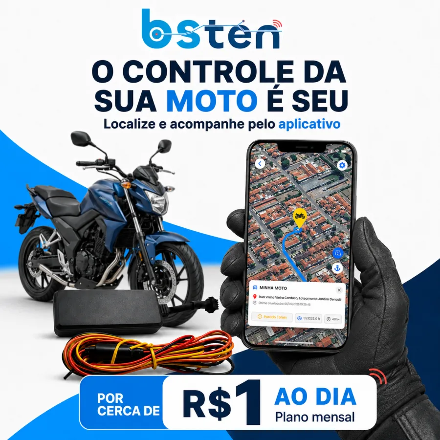 Moto protegida pelo J16